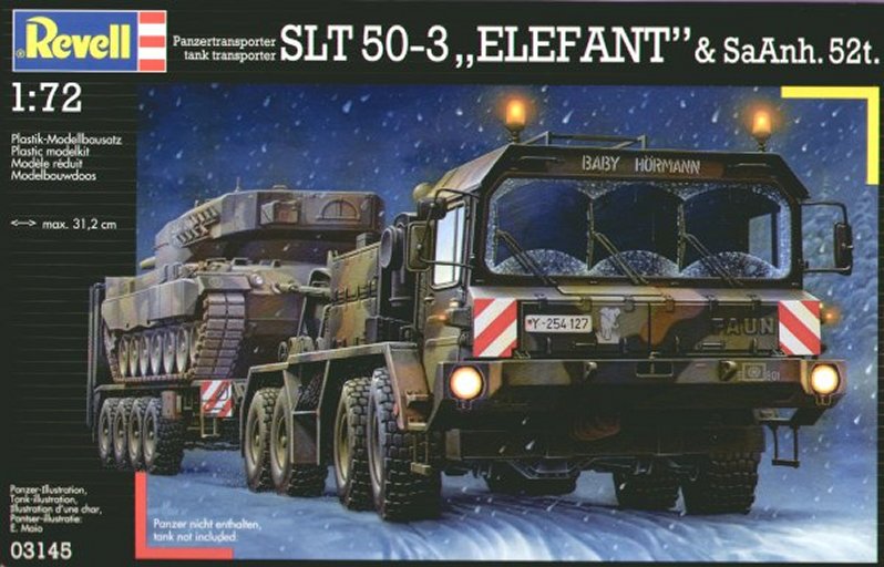 revell's 1/72 'elefant' tank transporter