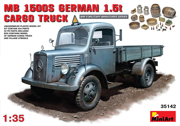 MiniArt 1/35 L1500S German 1.5t 4x2 Cargo Truck