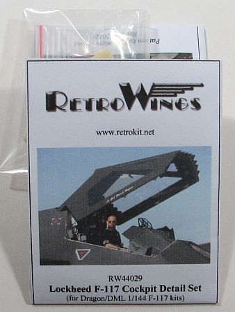 RetroWings 1/144 Dragon/DML F-117 Cockpit
