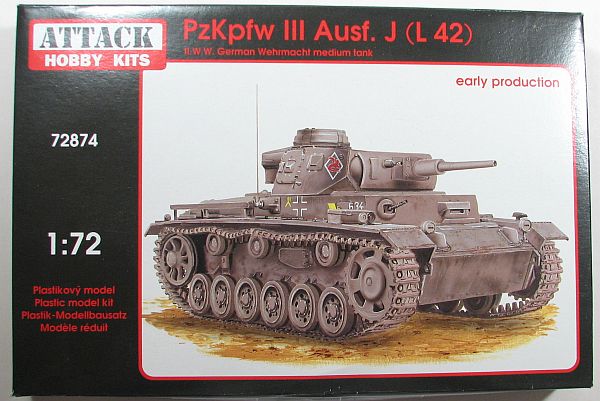 Attack 1/72 Panzer III Ausf. J “Early”