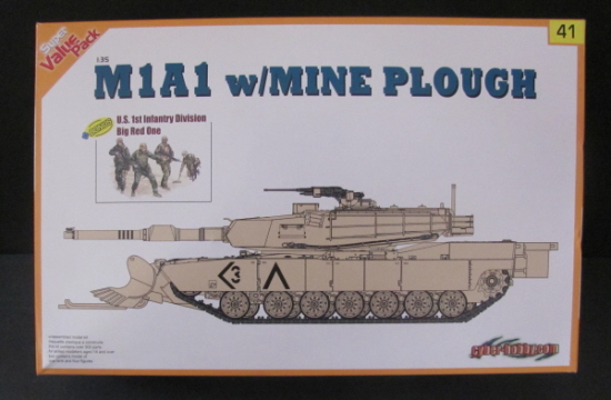 CyberHobby 1/35 M1A1 with Mine Plough