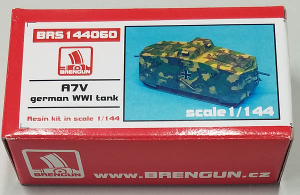 Brengun 1/144 German A7V Tank