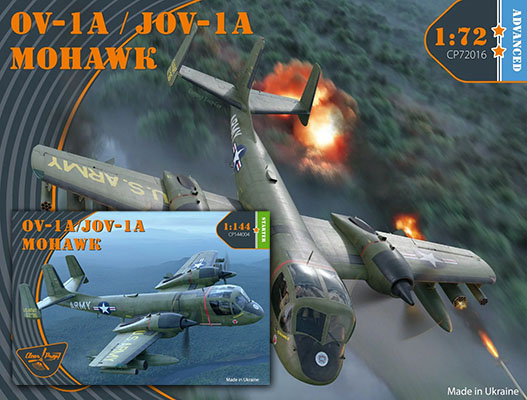 Clear Prop! 1/72 & 1/144 OV-1 Mohawks: Different Scales, Same Details