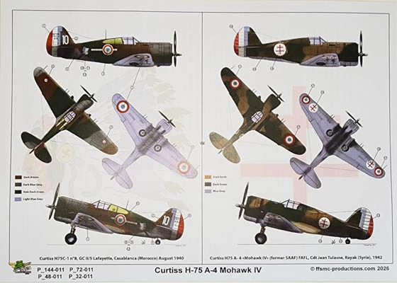 FFSMC Productions Curtiss H-75 A-4 Mohawk IV