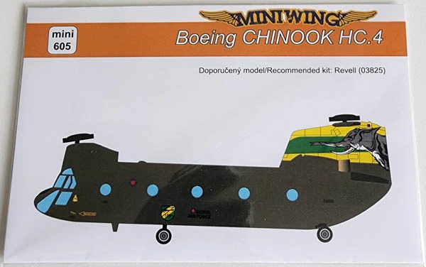 Miniwing 1/144 Boeing Chinook HC.4 Decals