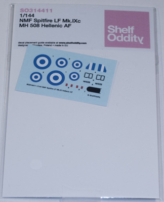 Shelf Oddity 1/144 NMF Spitfire LF.Mk.IXc Hellenic AF Decals