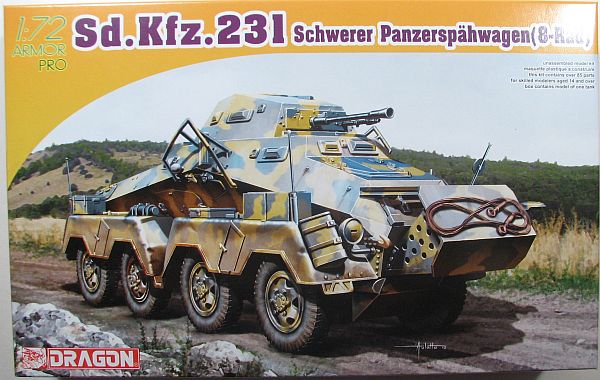 Dragon 1/72 Sd. Kfz. 231 Schwerer Panzerpähwagen (8-Rad)