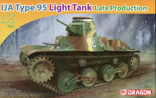 Dragon 1/72 IJA Type 95 Light Tank Late Production