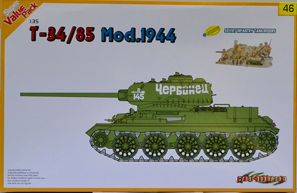 Cyber-Hobby 1/35 T-34/85 Mod.1944