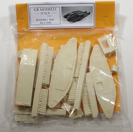 GB Modelli 1/72 British Mk. I (Male)