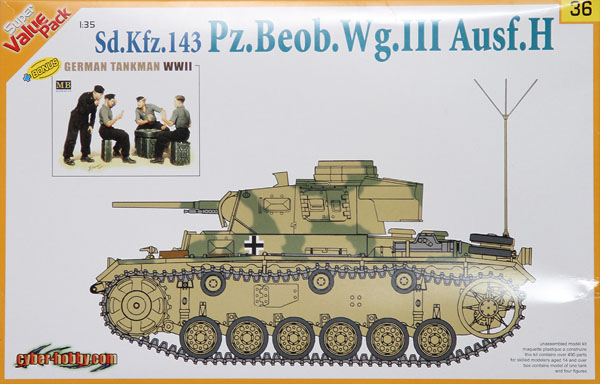 Cyber Hobby 1/35 Pz.Beobwg. III Ausf. H Sd.Kfz. 143