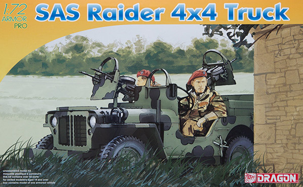 Dragon 1/72 SAS Raider 4x4 Truck