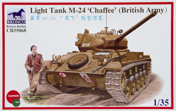 Bronco Models 1/35 Light Tank M-24 "Chaffee" (British Army)