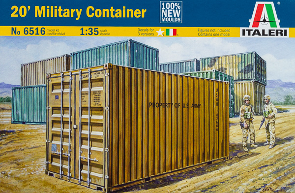 Italeri 1/35 20' Military Container