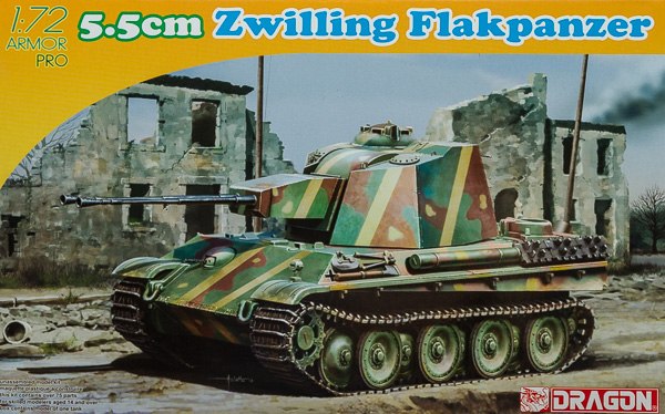 Dragon 1/72 5.5cm Zwilling Flakpanzer