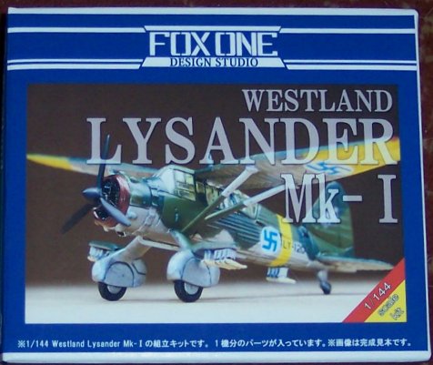 Fox One 1/144 Lysander Mk.I