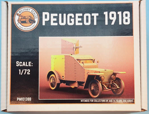 Military Scales 1/72 Peugeot 1918