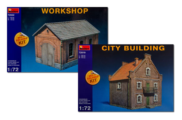 MiniArt 1/72 Workshop & City Building