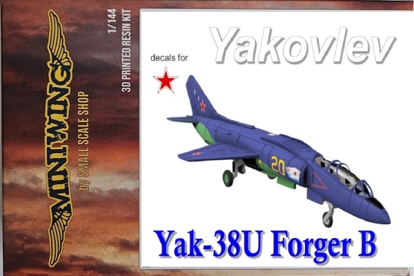 Minwing 1/144 Yakovlev Yak-38U Forger B