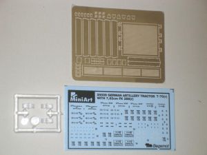 German (T-70) Artillery Tractor, Limber and Towed AT Gun
