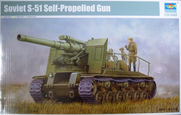 Trumpeter 1/35 Soviet S-51 Self-Propelled Gun