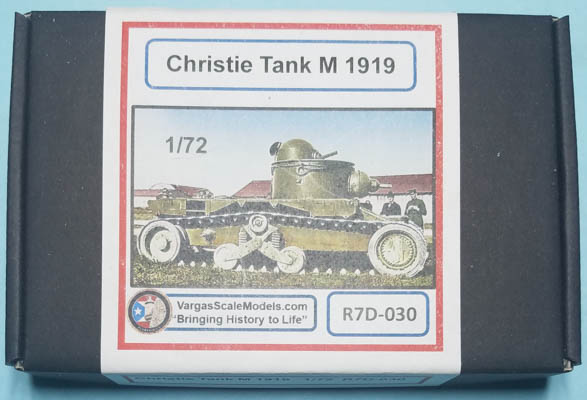 Vargas Scale Models 1/72 Christie Tank M 1919