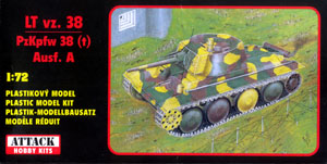 Attack Hobby Kits - 72870 - PzKpfw II Ausf. c - 1/72 Scale Model