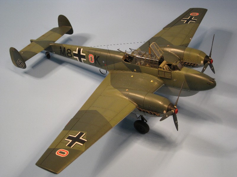 Eduard 1/48 Messerschmitt Bf 110D TFace Paint Masking for Eduard kits 