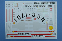 Polar Lights 1/350 Enterprise Decals