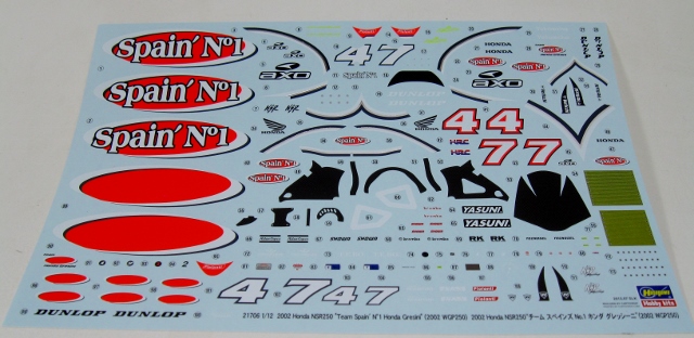 Internet Modeler Hasegawa 2002 Honda NSR250 