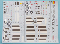 Hasegawa 1/72 P-51B Mustang "D-Day Marking Combo" Decals