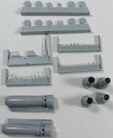 Small Stuff 1/144 Zvezda Tu-134 Detail Set Parts 1