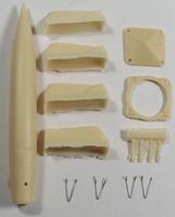 aRRa 1/144 Rocket A4/V2 Parts