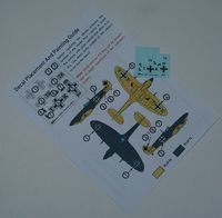 JBr Decals 1/144 Rosarius Spitfire Detail