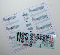 Starfighter Decals 1/72 USN at Coral Sea Detail