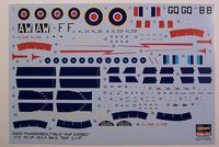 Hasegawa 1/72 Thunderbolt Mk.II "RAF Combo" Decals