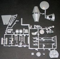 Revell 1/48 Mercury & Gemini Capsule Set Mercury Parts