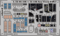 Eduard Zoom 1/72 Sea Vixen FAW.1 Interior (Self Adhesive)