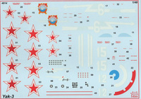 Zvezda 1/48 Yak-3 Decals