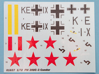 Trumpeter 1/72 Focke Wulf Fw 200C-3 Condor Decals