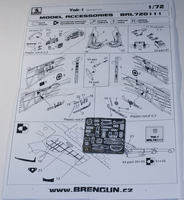 Brengun 1/72 Yakovlev Yak-1 Photoetch