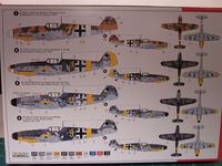 AZmodel 1/72 Messerschmitt Bf 109G4 “Gustav 4” Box Bottom