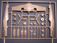 AZmodel 1/72 Messerschmitt Bf 109G4 “Gustav 4” Parts 1