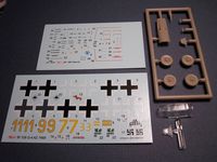 AZmodel 1/72 Messerschmitt Bf 109G4 “Gustav 4” Parts 7