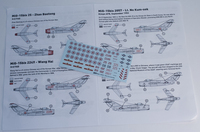 JBr Decals 1/144 MiG-15 MiGs from the Alley