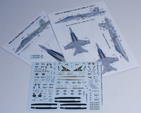 Starfighter Decals 1/144 Legacy Hornets in Color