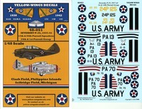 Yellow-Wings Decals 1/48 Seversky P-35, 1937-1941