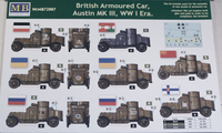 Master Box 1/72 WWI British Armored Cars 1