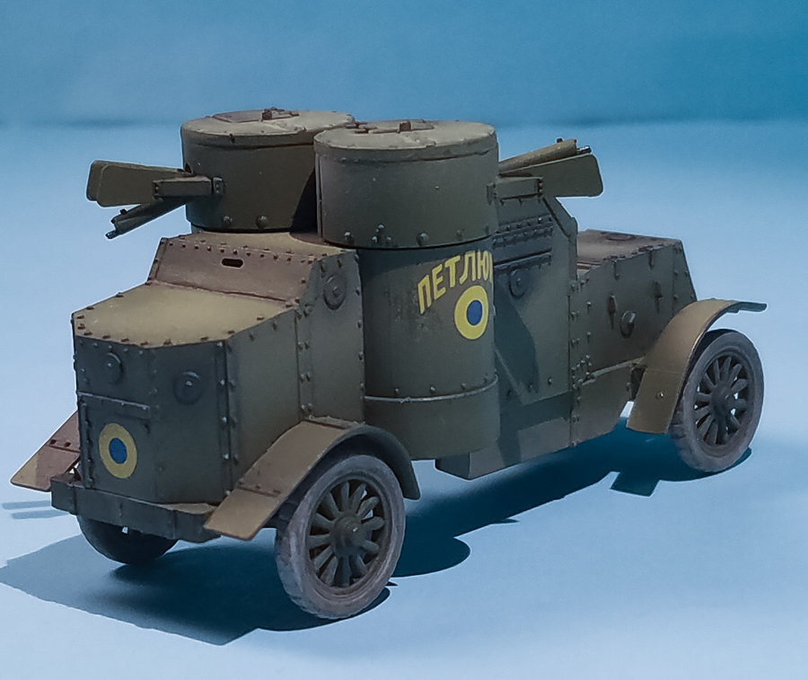 Master Box Models 1/72 British Armoured Car Austin Mk.IV WWI Era Vehicle Kit 