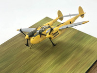 Racing a 1/144 P-38 3